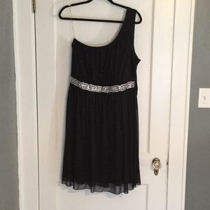 Black party or cocktail dress